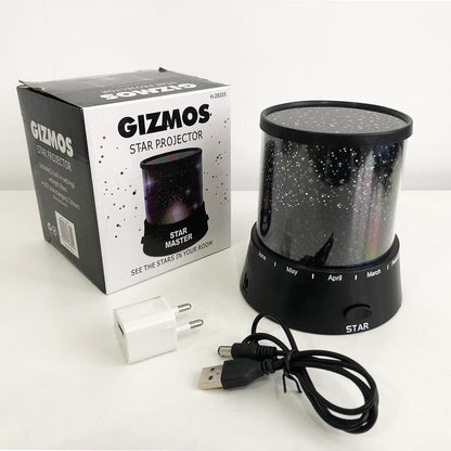 Лазерный проектор Star Master Звездное небо, Ночник для ребенка в спальню, Ночник для малыша