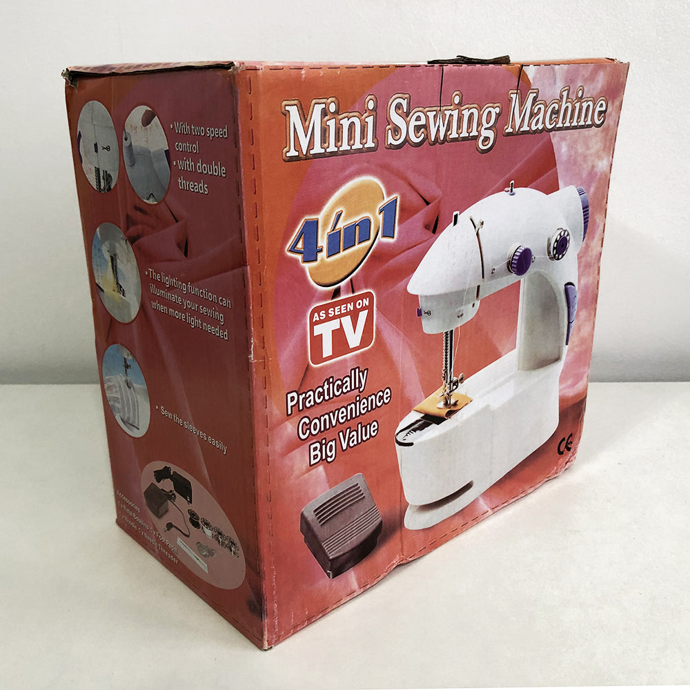 Швейная машинка 4в1 портативная Digital FHSM-201, швейная машинка пластик, детская швейная машинка