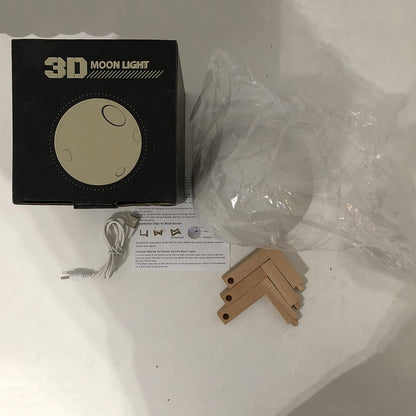 Нічник світиться місяць Moon Lamp 13 см, Нічник для дитини на ніч, Нічник для гарного сну дитини