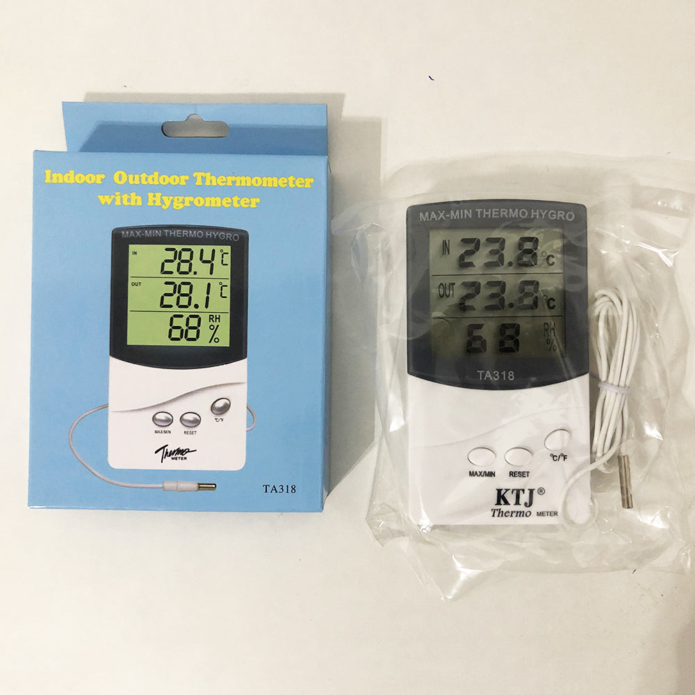 Термометр гигрометр TA 318 с выносным датчиком температуры, Домашний гигрометр комнатный