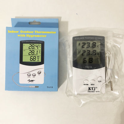 Термометр гигрометр TA 318 с выносным датчиком температуры, Домашний гигрометр комнатный