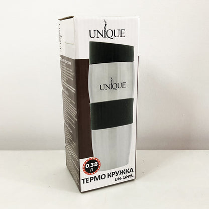 Термокружка UNIQUE UN-1072 0.38 л, Термокружка для детей, Термос для питьевой воды. Цвет: синий