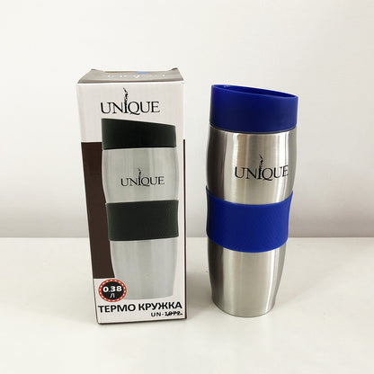 Термокружка UNIQUE UN-1072 0.38 л, Термокружка для детей, Термос для питьевой воды. Цвет: синий