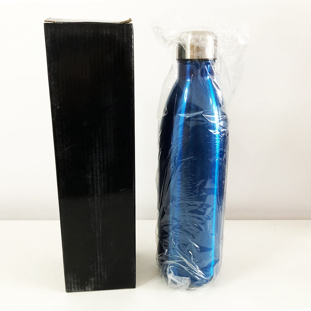 Термос UNIQUE UN-1024 1 л, Хороший небольшой термос, Качественный термос для дома. Цвет: синий