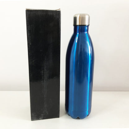 Термос UNIQUE UN-1024 1 л, Хороший небольшой термос, Качественный термос для дома. Цвет: синий