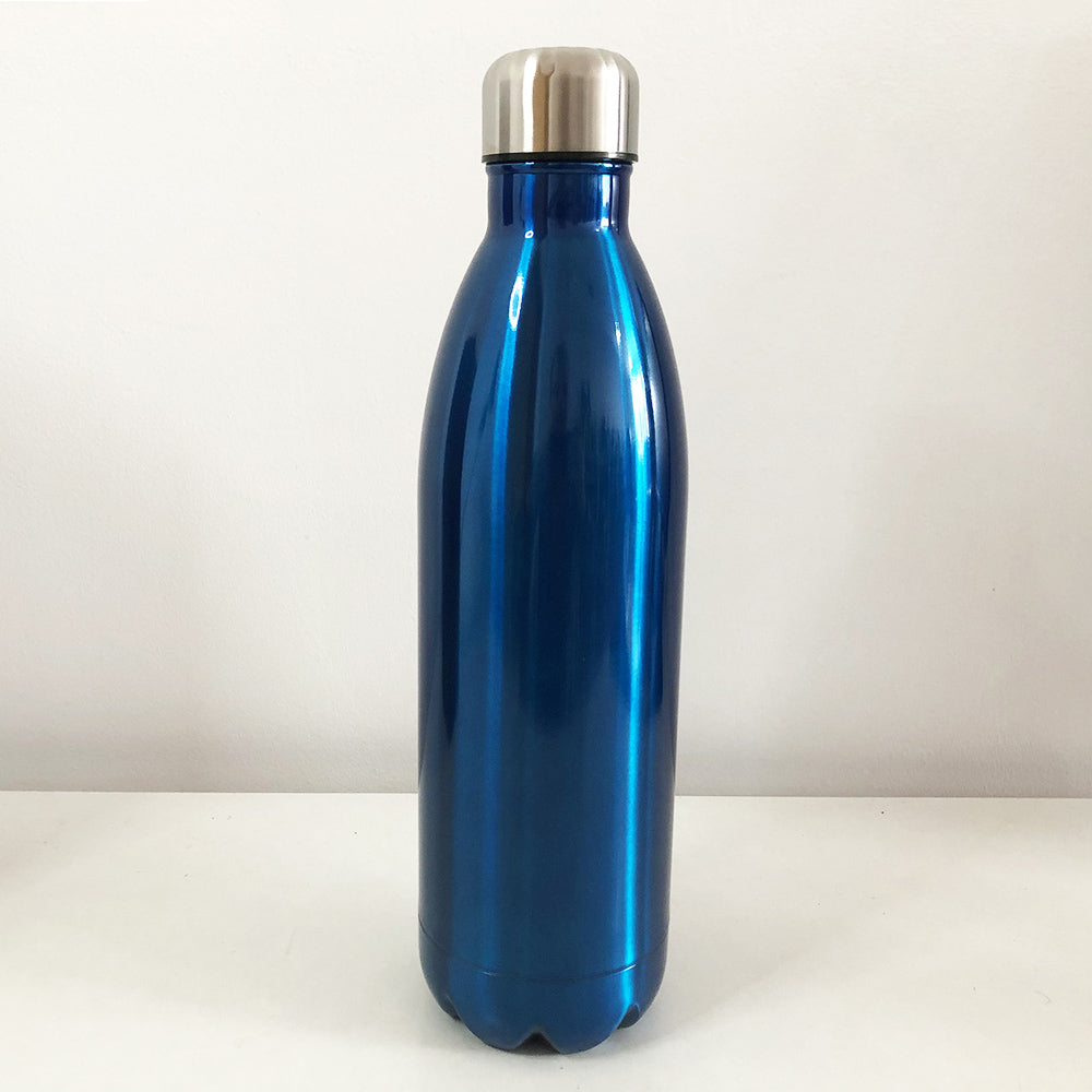 Термос UNIQUE UN-1024 1 л, Хороший небольшой термос, Качественный термос для дома. Цвет: синий