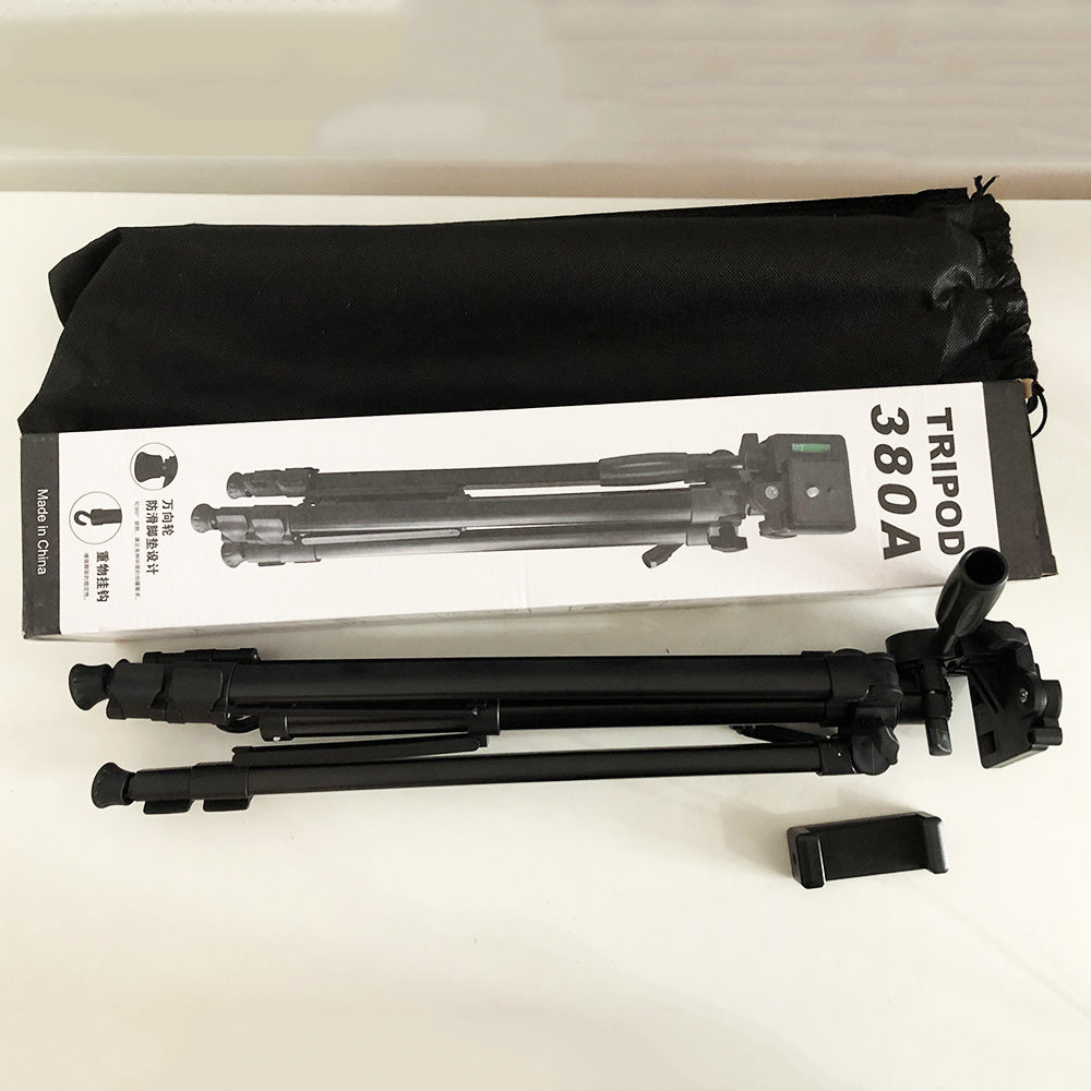 Штатив для камеры, телефона, трипод, тринога TriPod 380A 0.50-1.35м, Штатив раскладной для фото