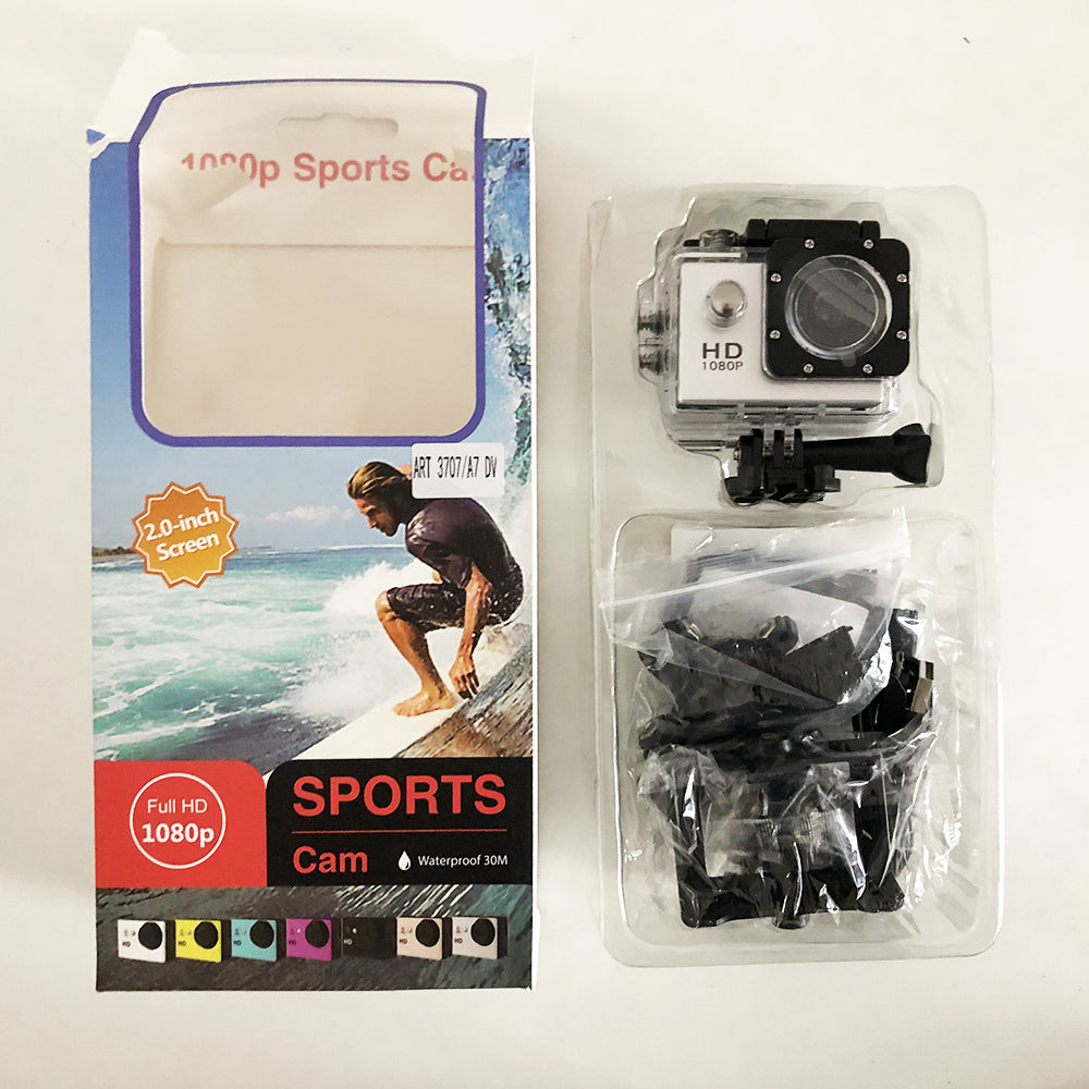 Экшн камера DVR SPORT A7, Камера gopro водонепроницаемая, Камера гоупро, Камера на голову налобная