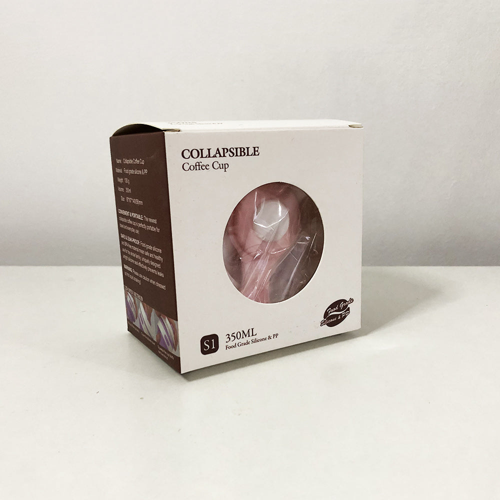 Кружка туристическая (складная/силиконовая), кружка походная силиконовая складная. Цвет: розовый