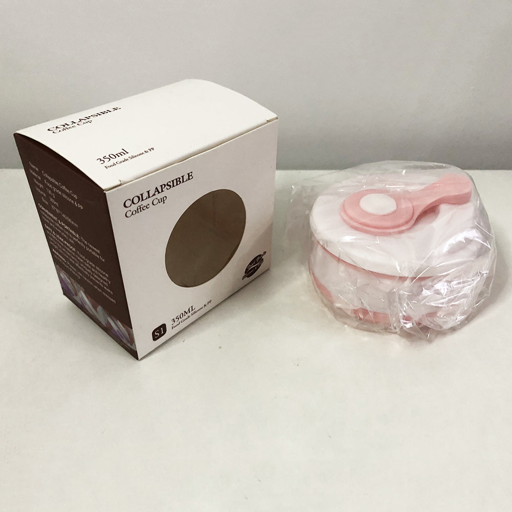 Кружка туристическая (складная/силиконовая), кружка походная силиконовая складная. Цвет: розовый