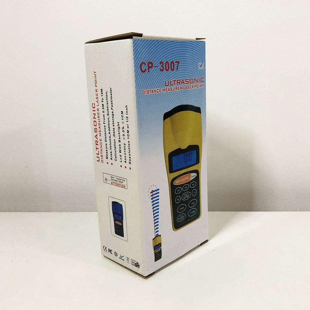 Лазерный дальномер (лазерная линейка) EcoTBH 3007 test distance (рулетка ультразвуковая)