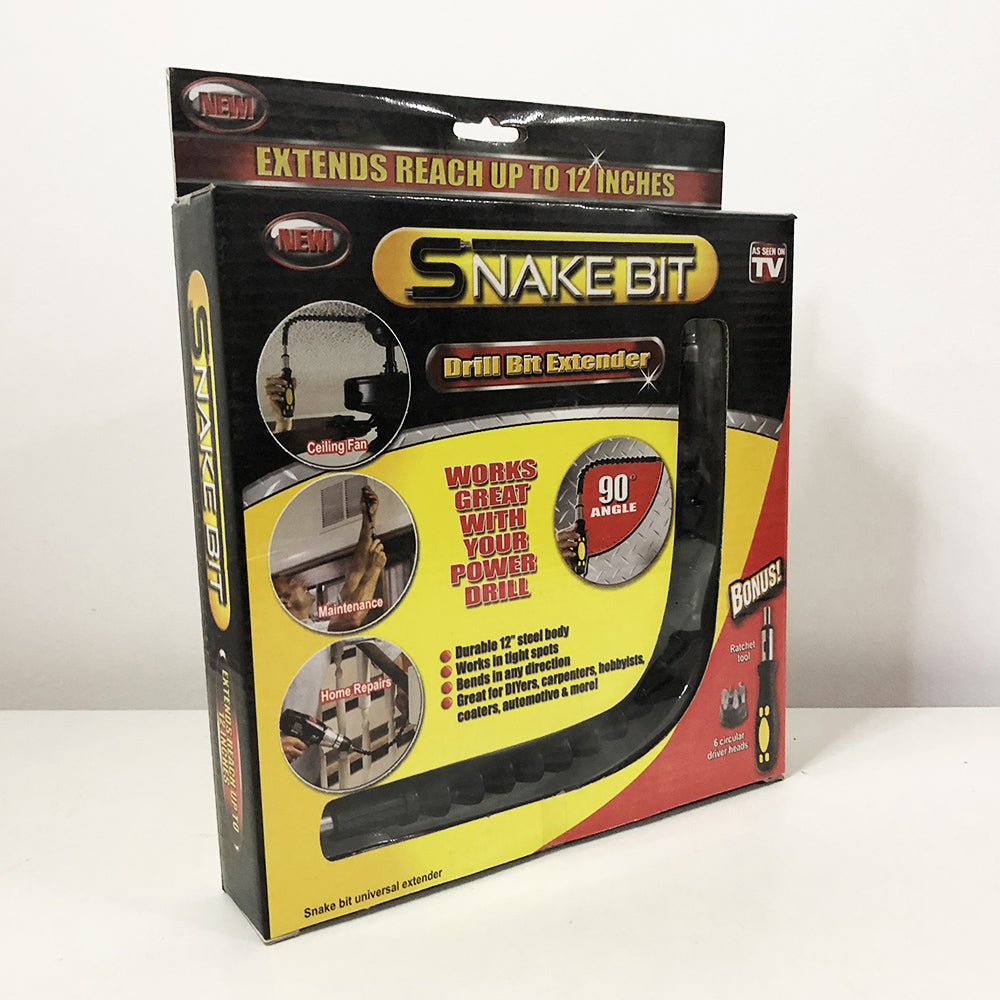 Отвертка с гибким магнитным удлинителем для отвертки и дрели Snake Bit