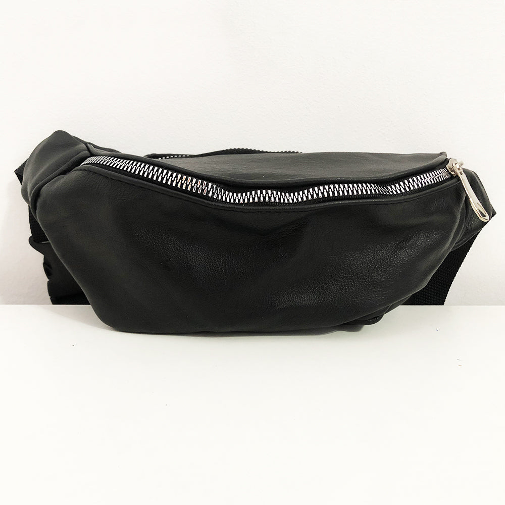 Бананка кожаная. Сумка на пояс из кожи, Универсальная сумка нагрудная, Практичная сумка на пояс