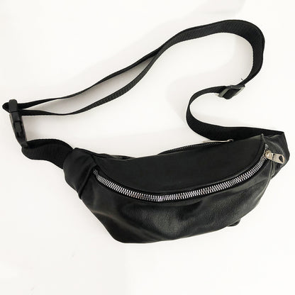 Бананка кожаная. Сумка на пояс из кожи, Универсальная сумка нагрудная, Практичная сумка на пояс