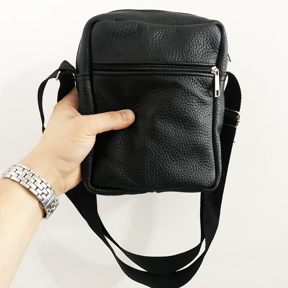 Качественная мужская сумка из натуральной кожи, сумка мессенджер, барсетка кожаная, сумка через плечо