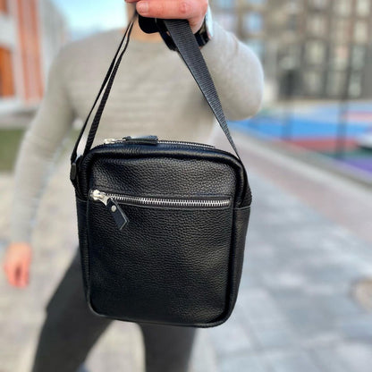 Сумка через плече, Повсякденна сумка-месенджер, Чоловіча сумка для документів, Чоловіча шкіряна сумка