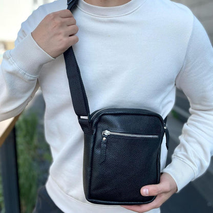 Сумка через плече, Повсякденна сумка-месенджер, Чоловіча сумка для документів, Чоловіча шкіряна сумка