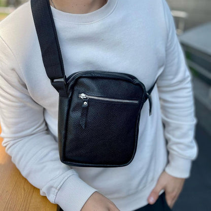 Сумка через плече, Повсякденна сумка-месенджер, Чоловіча сумка для документів, Чоловіча шкіряна сумка