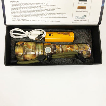 Фонарик ручной тактический Bailong BL-P512M-P90, Тактичный фонарь, Сильный фонарик, Лед фонарь ручной