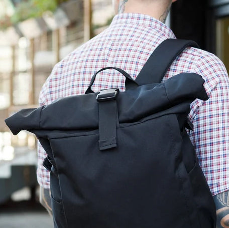 Рюкзак Roll Top мужской-женский для ноутбука городской ролл топ, большой рюкзак для путешествий