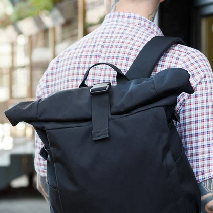 Рюкзак Roll Top мужской-женский для ноутбука городской ролл топ, большой рюкзак для путешествий