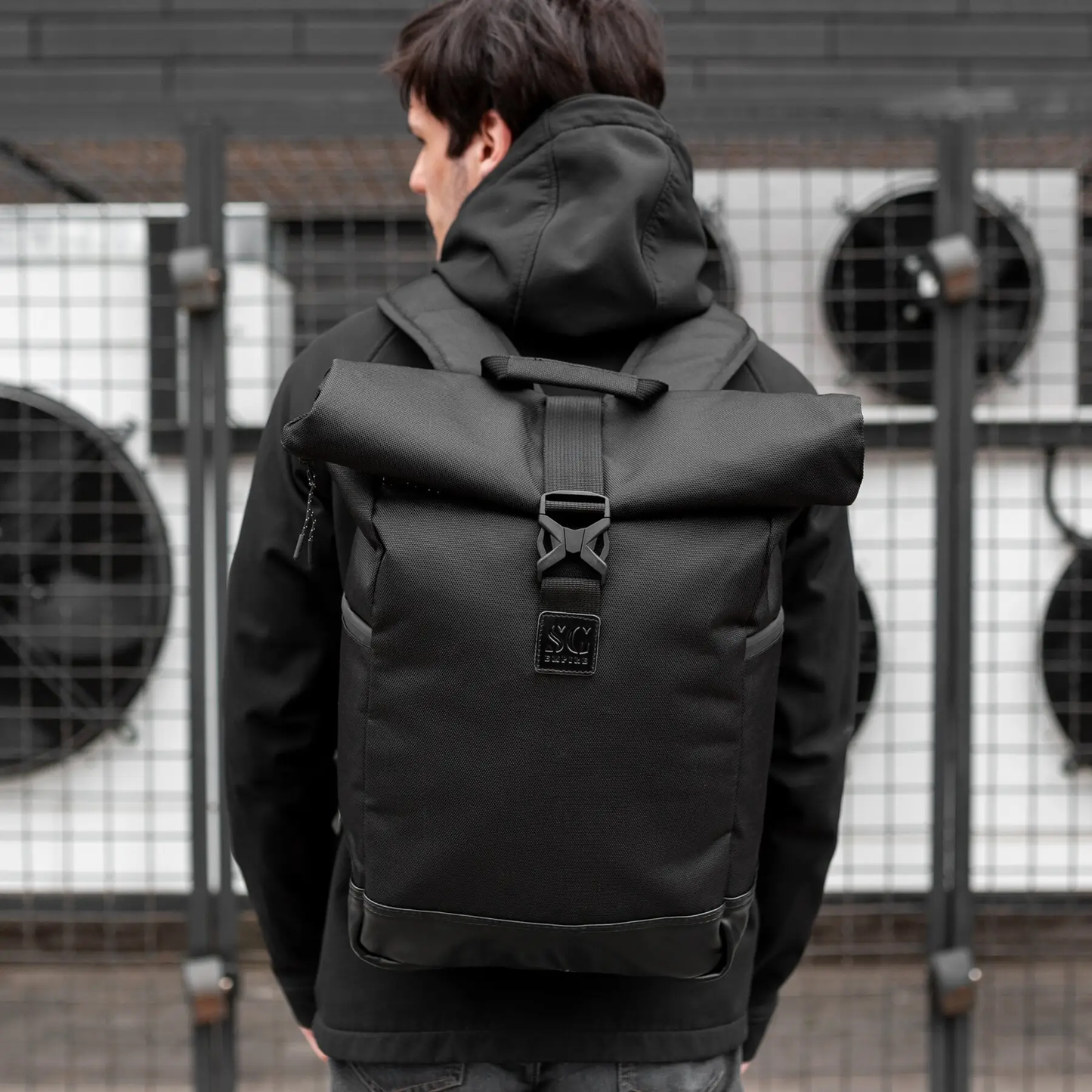 Рюкзак Roll Top мужской-женский для ноутбука городской ролл топ, большой рюкзак для путешествий