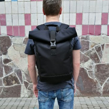 Рюкзак Roll Top мужской-женский для ноутбука городской ролл топ, большой рюкзак для путешествий