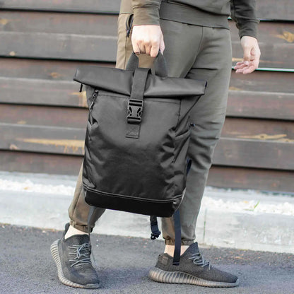 Рюкзак Roll Top мужской-женский для ноутбука городской ролл топ, большой рюкзак для путешествий