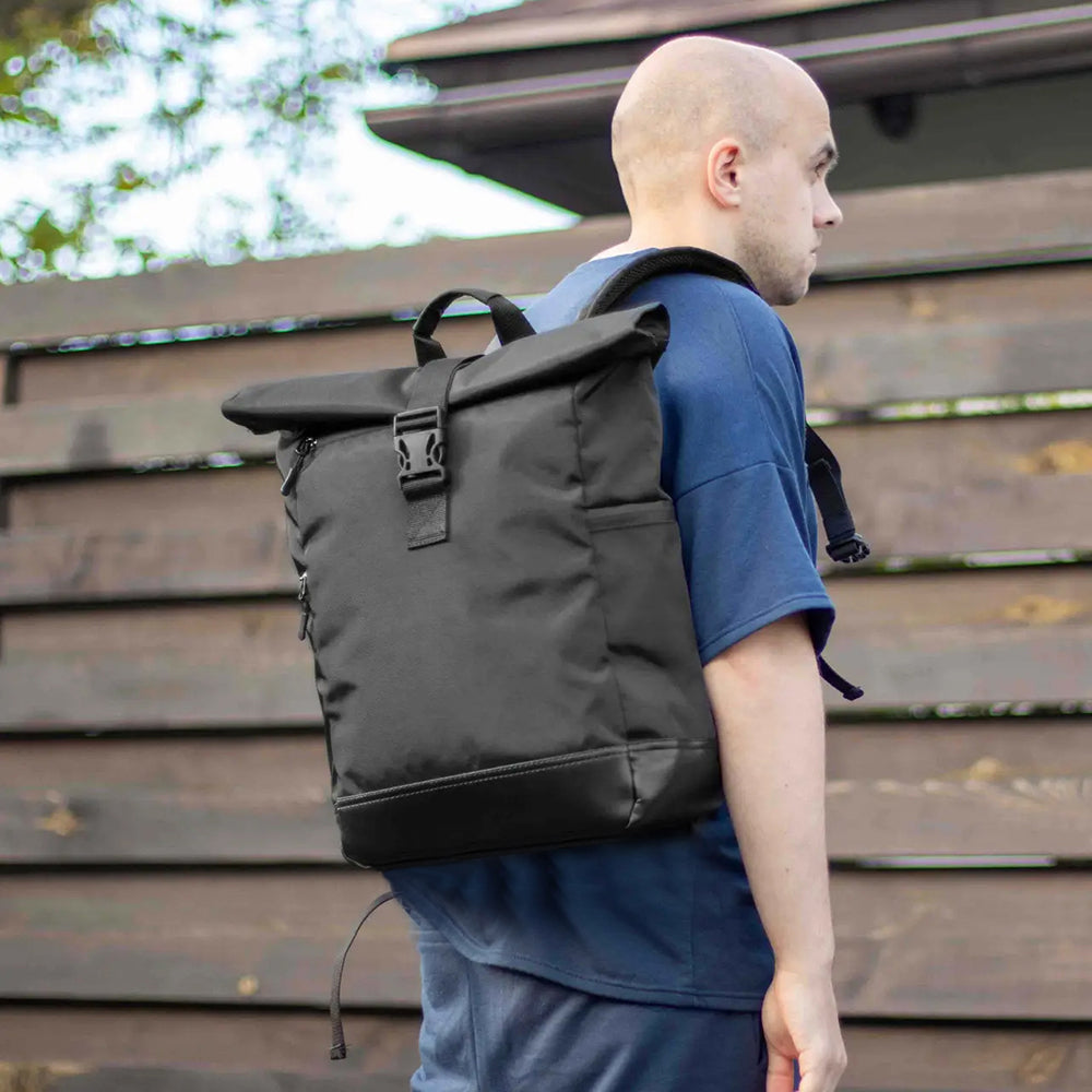 Рюкзак Roll Top мужской-женский для ноутбука городской ролл топ, большой рюкзак для путешествий