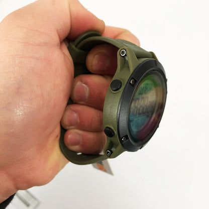 Часы наручные мужские SKMEI 1508AGWT ARMY GREEN-WHITE, Водонепроницаемые мужские часы. Цвет: зеленый