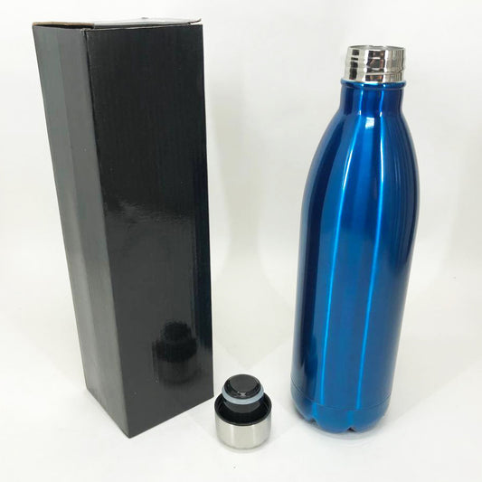 Термос UNIQUE UN-1024 1 л, Хороший небольшой термос, Качественный термос для дома. Цвет: синий