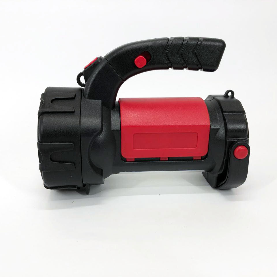 Ручний акумуляторний ліхтар T80C-5W+COB (white/red) із функцією Power Bank. Колір: червоний