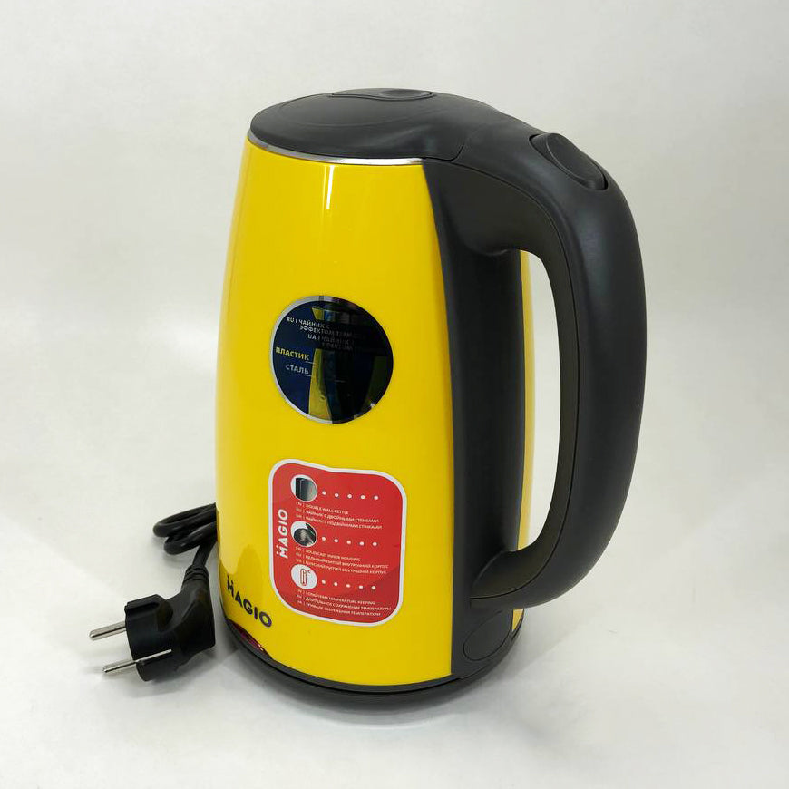 Электрочайник MAGIO MG-976, маленький электрочайник, хороший электрический чайник, электронный чайник