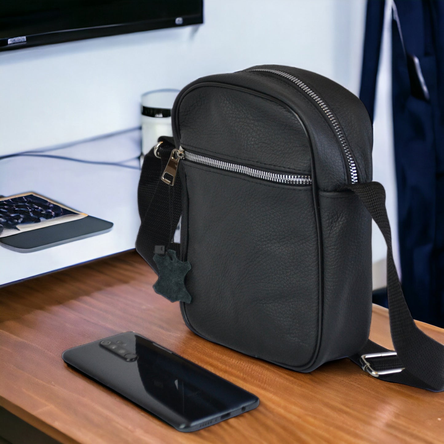 Мужские сумки через плечо, Мужская кожаная сумка, Повседневная сумка-мессенджер, Сумка-мессенджер