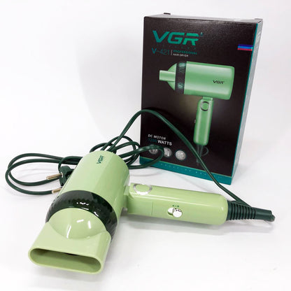 Дорожный складной фен VGR V-421 1200 Вт для сушки укладки волос электрофен, Фен для волос с режимами