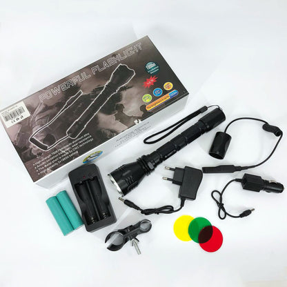 Тактический подствольный фонарь для охоты Police Q2807-T6, фонарь ручной тактический, водонепроницаемый