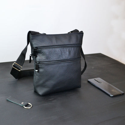 Мужская сумка из натуральной кожи, мессенджер, барсетка, планшетка, Офисная сумка сумка для документов