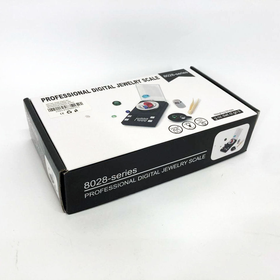 Весы ювелирные высокоточные до 50г, 0.001г точность, 8028, Компактные электронные весы для ювелиров