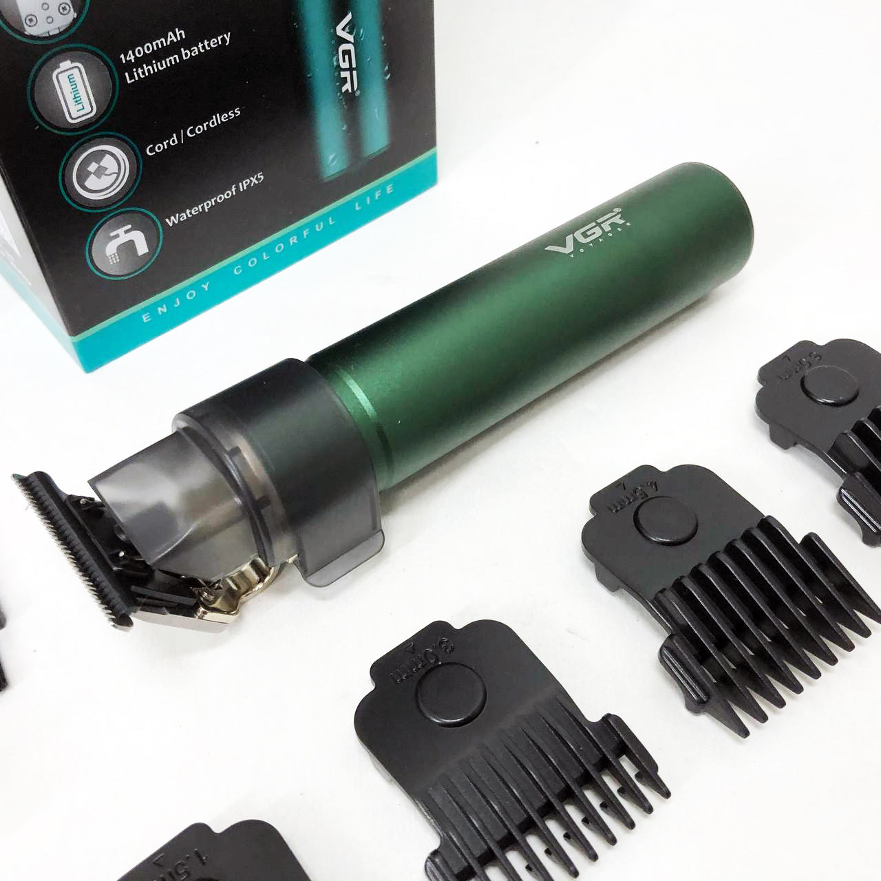 Машинка для стрижки аккумуляторная VGR V-186 триммер для волос и бороды