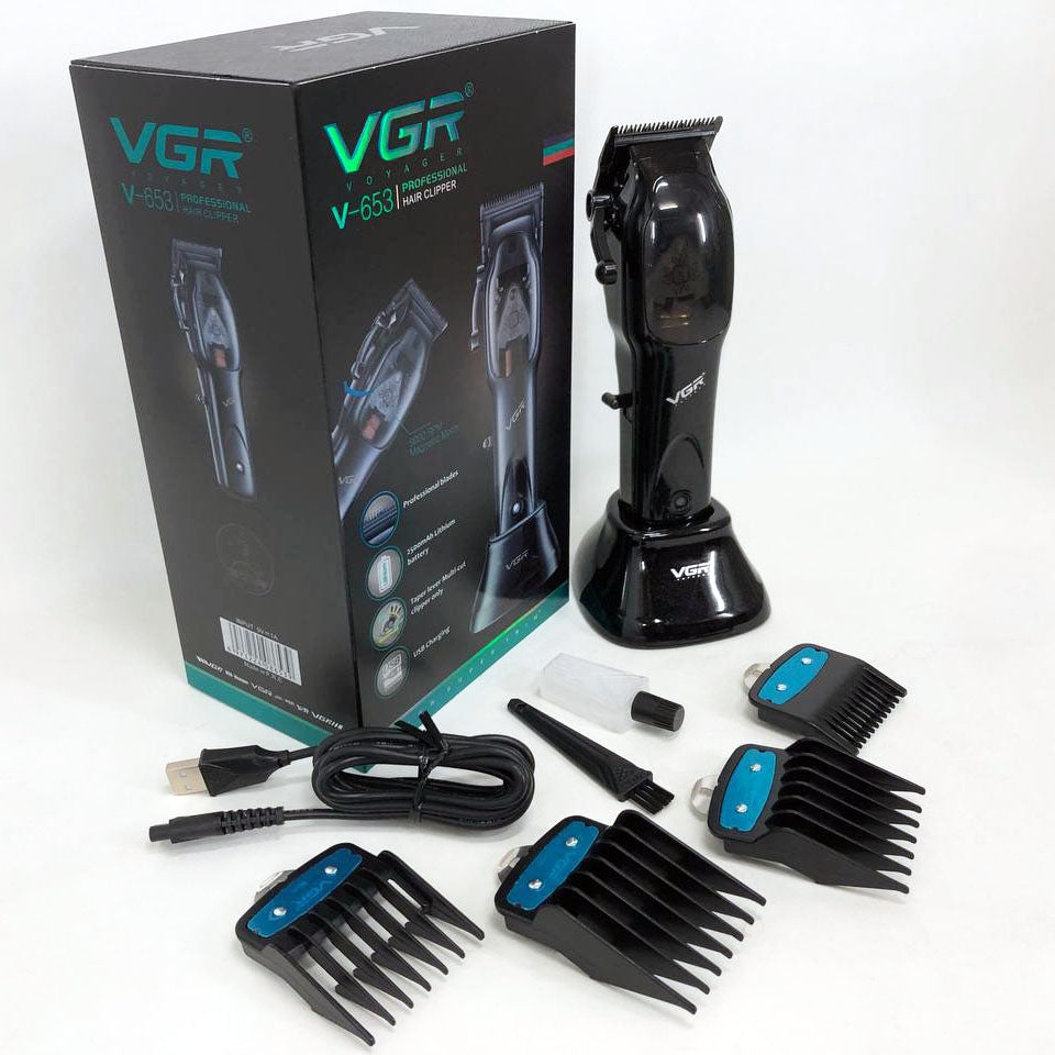 Машинка для стрижки волос VGR Hair Clipper V-653 Voyager, беспроводная электробритва, для дома