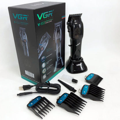 Машинка для стрижки волос VGR Hair Clipper V-653 Voyager, беспроводная электробритва, для дома