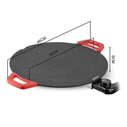 Электрический противень для жарки гриль с антипригарным покрытием RAF R.5304 1800W Варочная поверхность