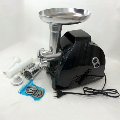 Мясорубка Suntera SMG-5425B, электрическая мясорубка с насадками, электромясорубка для шинковки