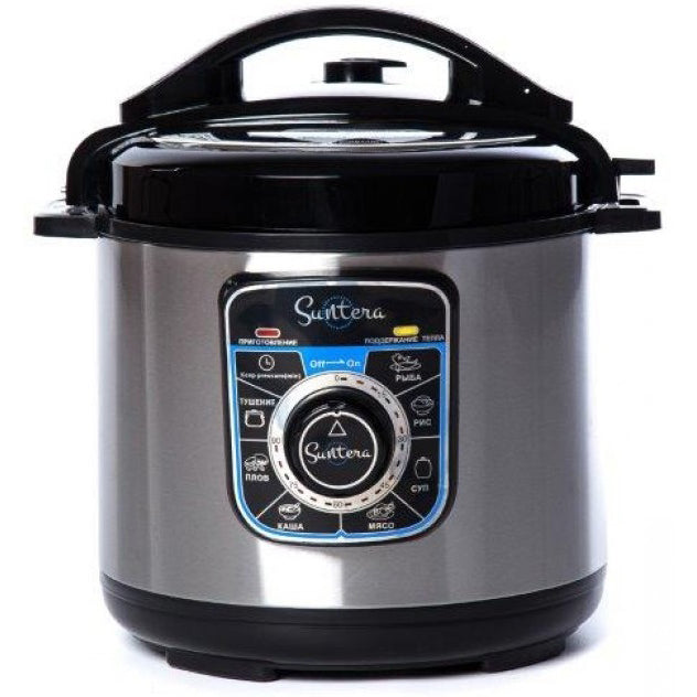 Мультиварка-скороварка SUNTERA SPC-1100 1000 Вт, пароварка для кухни бытовая, антипригарные рисоварки