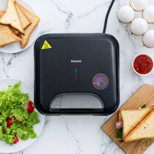 Бутербродница Magio MG-368, электрическая сэндвичница, бутербродница электрическая
