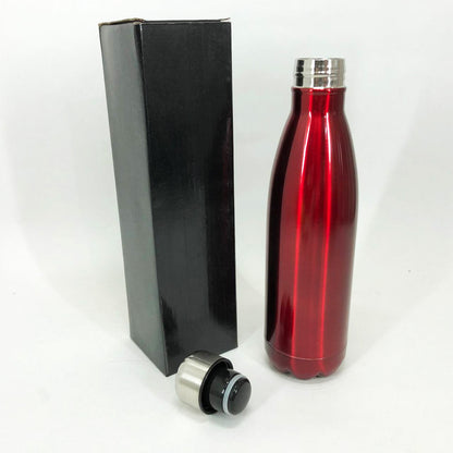 Туристический термос бутылка UNIQUE UN-1022 500 мл  холодных и горячих напитков из стали. Цвет: красный