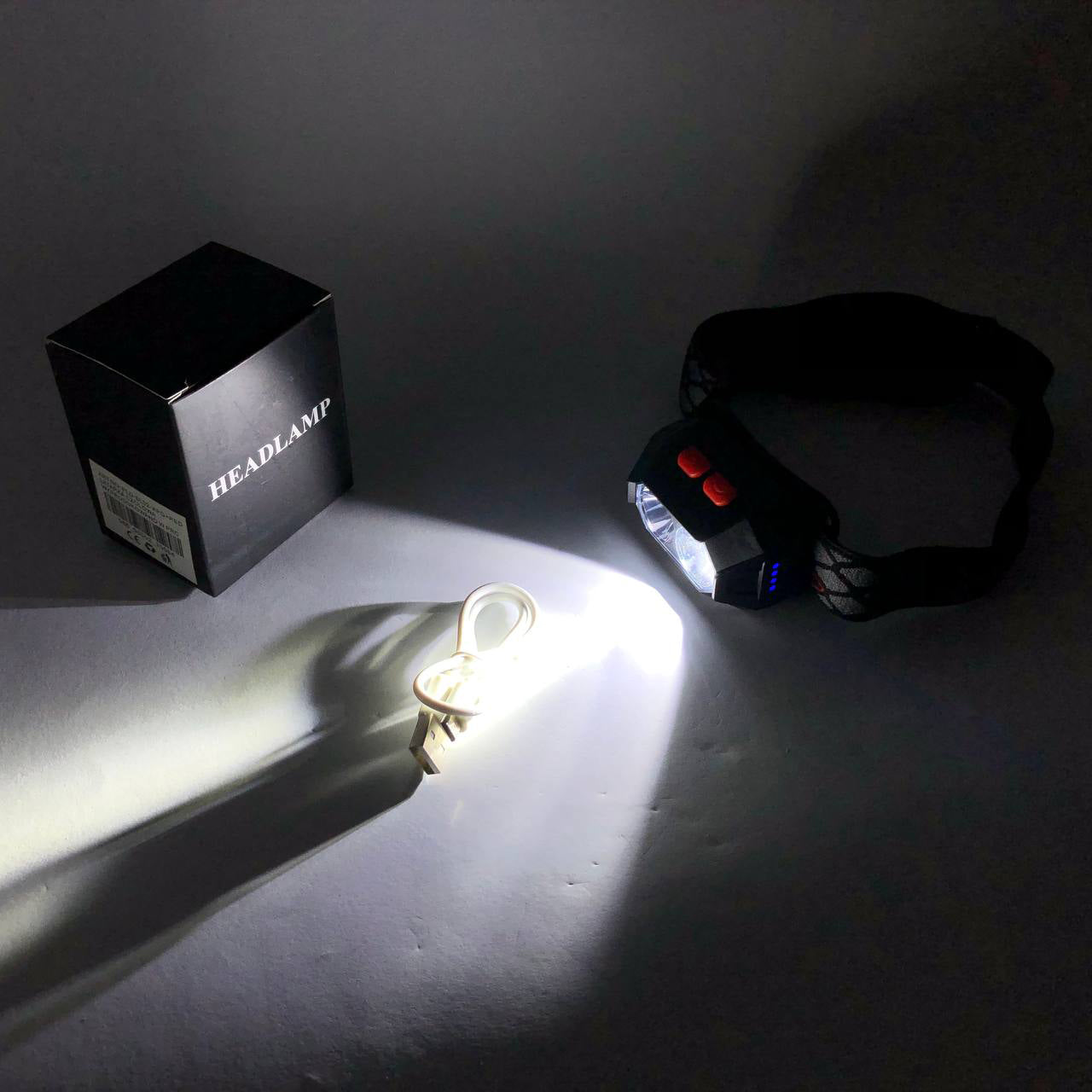 Фонарь налобный аккумуляторный PLD-SL02-XPG, Налобный прожектор, Мощный фонарь для рыбалки