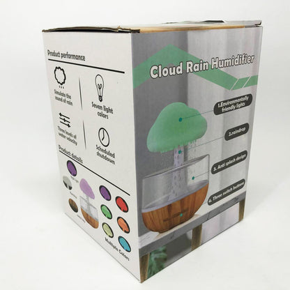 Ночник-увлажнитель с эффектом дождя Cloud Rain Humidifier, Аромадиффузор увлажнитель воздуха для дома