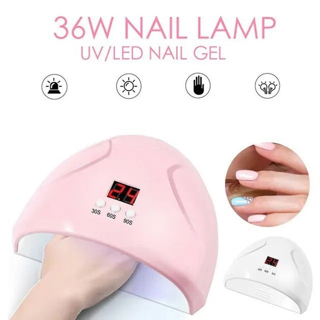 Сушарка для нігтів 36w FD 258 Beauty Nail, Лампа для сушіння гель-лаку будинку, Універсальна лампа для сушіння гель лаку