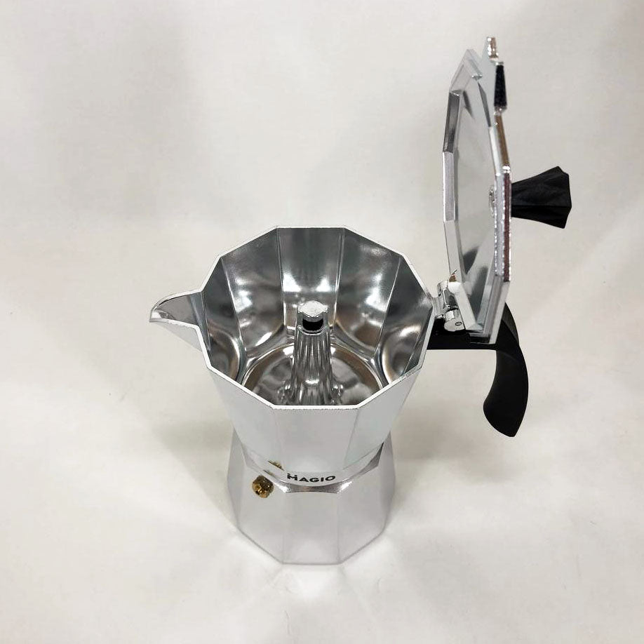 Гейзерная кофеварка Magio MG-1002 300 мл, гейзер для кофе, кофеварка гейзерного типа, кофеварка для дома